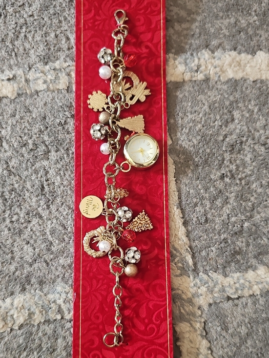 Charter Club Jewelry - Charter Club Gold Plated Watch Charm Bracelet